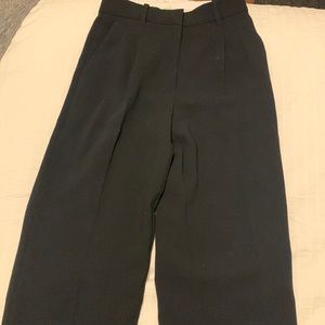 Wilfred Cropped Effortless Pants, Size 4, Black